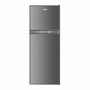 VON VRT-181DRAX Double Door Fridge, Top Mount Freezer- 181L