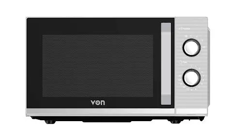 VON VAMS-22MGX Mechanical Solo Microwave Oven , 20L - 800W