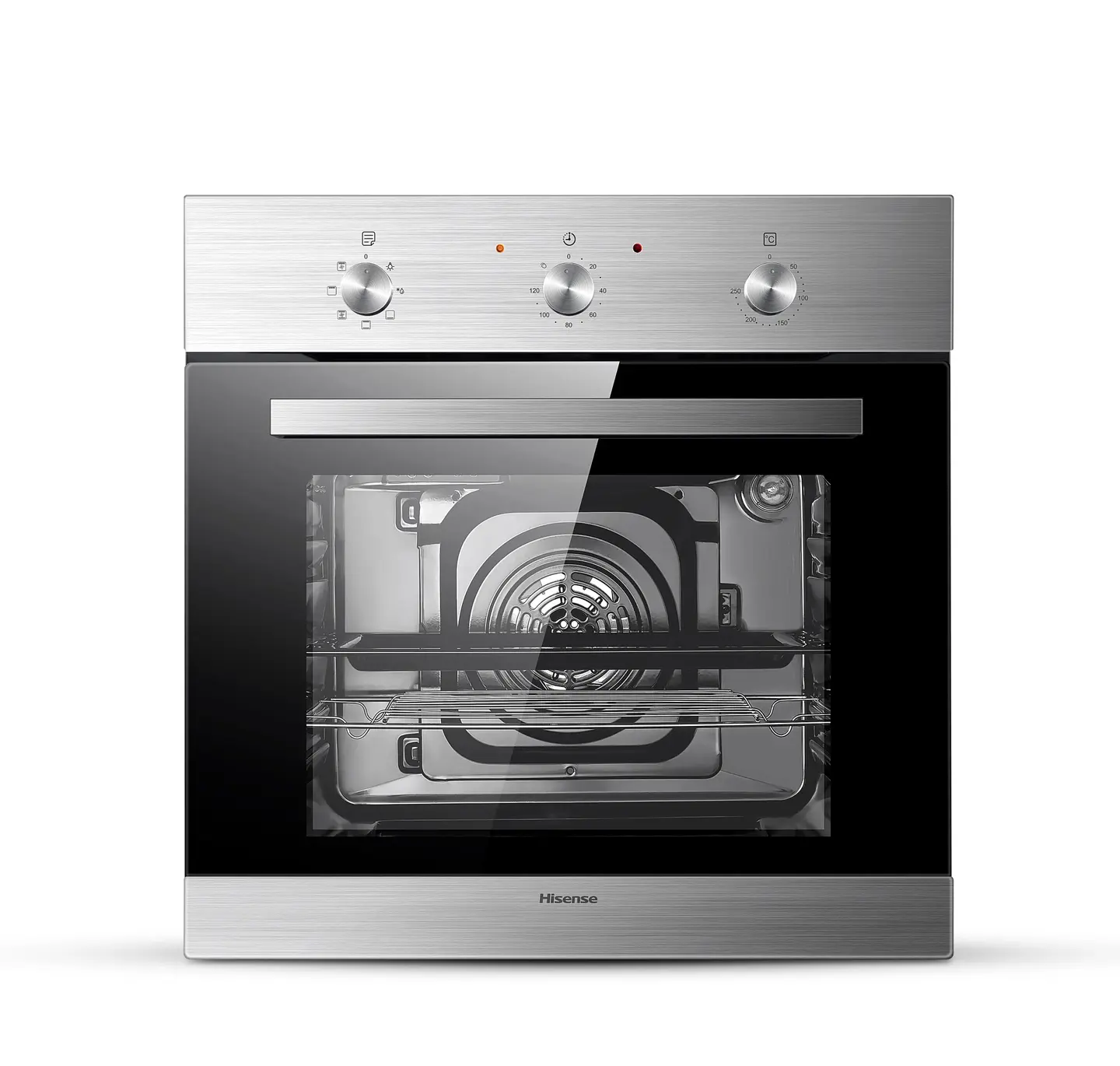 Hisense HBO60203 Built In Oven 60cm 6 Funtions, 61L - Stainless Steel