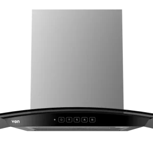 VON VHDWG970RCX Built In Hood Curved Glass 90CM, Stainless Steel