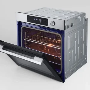 LG WSED7613S InstaView Built In Oven, 60Cm EasyClean™, LG ThinQ™, Silver - 76 Litres
