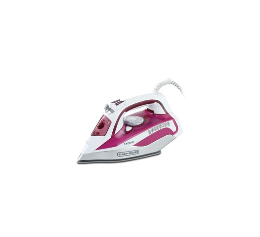 BLACK+DECKER X2400-B5 Ceramic Soleplate Steam Iron - 2400W