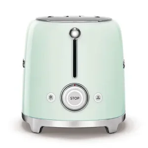 SMEG TSF01PGUK Bread Toaster 2 Slice Pastel Greem 6F