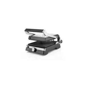 BLACK+DECKER CG2000-B5 2 in 1 Health Grill, Stainless Steel - 2000W