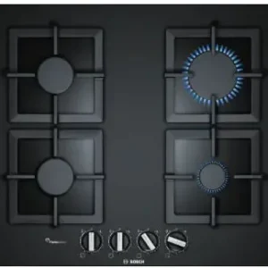 Bosch PPP6A6I40O Built In Hob 4 Gas 60CM - Black