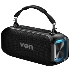 VON VPS20X5LEK IPX5 Bluetooth Portable Speaker IPX5 Waterproof 20W RMS