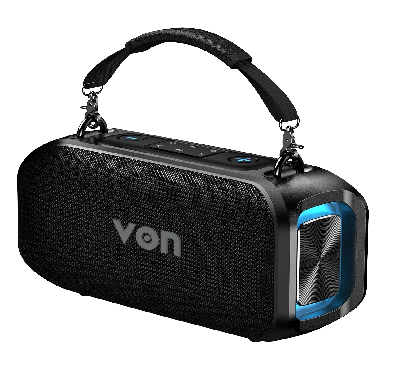 VON VPS20X5LEK IPX5 Bluetooth Portable Speaker IPX5 Waterproof 20W RMS