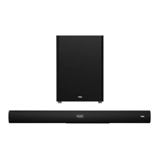 VON 2.1CH, VSB1202WFK Wired subwoofer, 120W RMS