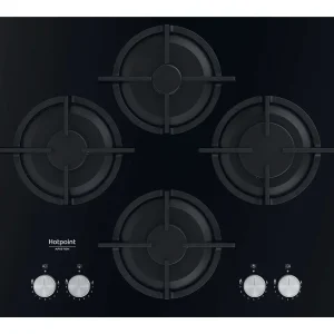 Ariston AGS 61S/BK 4 Gas Black Hob - 60CM