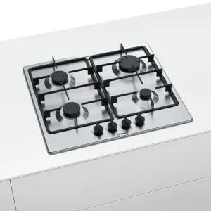Bosch PGP6B5B60 4 Gas Stainless Steel Hob - 60CM
