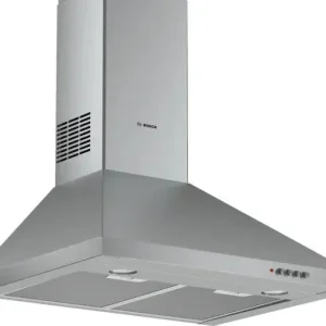 Bosch DWP64CC50Z Chimney Wall Mounted Built In Hood, 60cm - Stainless Steel
