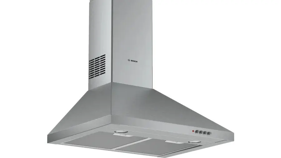 Bosch DWP64CC50Z Chimney Wall Mounted Built In Hood, 60cm - Stainless Steel