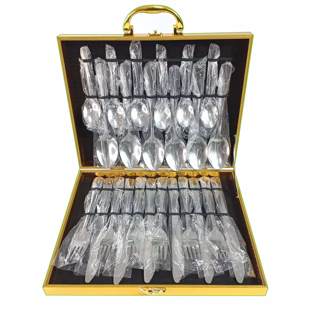 Heavy Duty 24pcs Stainless Steel Dining Cutlery Set