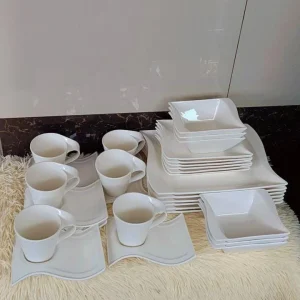 30 PCS WAVY DINNER SETS