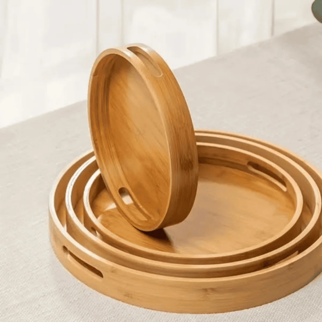 4 in 1 Bamboo Trays