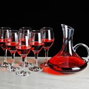 7pcs Plain Colour Wine Decanter Set