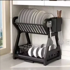 Double Sink Bowl Drain Rack