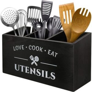 Rustic Wooden Cutlery Box