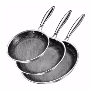 Tri Ply Stainless Steel Nonstick Frying Pan