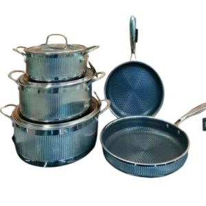 UCC LIFE Elite 8-Piece Tri-Ply Stainless Steel Cookware Set